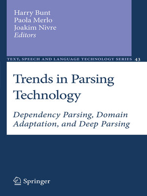 cover image of Trends in Parsing Technology